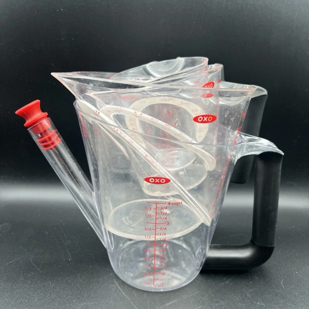OXO Good Grips 4 Piece Angled Measuring Cup Set 2x 4 ~ 2 ~ 1‎ cup